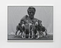 Heavy Weight History (Ludwik Waryński) by Christian Jankowski contemporary artwork photography, print
