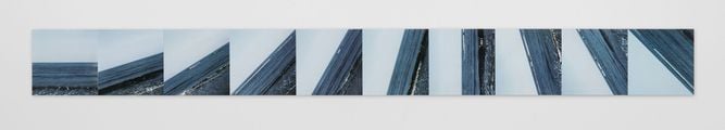 Sea Horizon 0°-135° by Jan Dibbets contemporary artwork 1