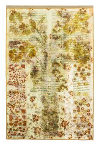 What's In a Name I by Geraldine Javier contemporary artwork textile