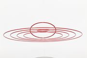 Circuconcentricos - Alu - Red by Elias Crespin contemporary artwork 1