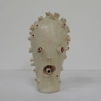 Headcase 24 by Julia Morison contemporary artwork sculpture, ceramics