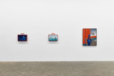 Exhibition view: Alejandro Cardenas, Porta-MANTIS ™, Anat Ebgi, Los Angeles (11 January–2 March 2024). Courtesy Anat Ebgi, Los Angeles/New York.