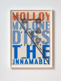 Molloy Malone Dies The Unnamable by Denis O'Connor contemporary artwork painting, works on paper, drawing
