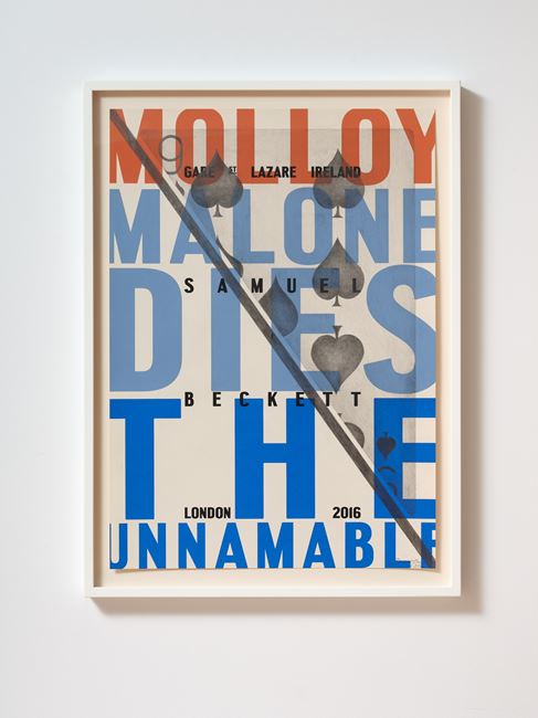 Molloy Malone Dies The Unnamable by Denis O'Connor contemporary artwork