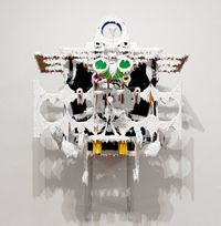 White Discharge (Built-up Objects #17) by Teppei Kaneuji contemporary artwork sculpture