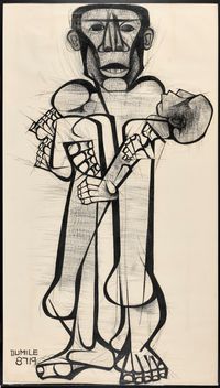 Hector Pieterson by Dumile Feni contemporary artwork works on paper, drawing