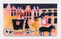 Carriage by Genieve Figgis contemporary artwork painting, works on paper