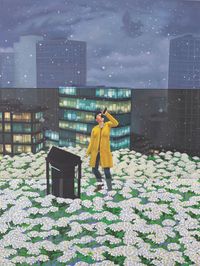 Home Sweet Home: Snowy Karaoke 1 by Mak Ying Tung 2 contemporary artwork painting