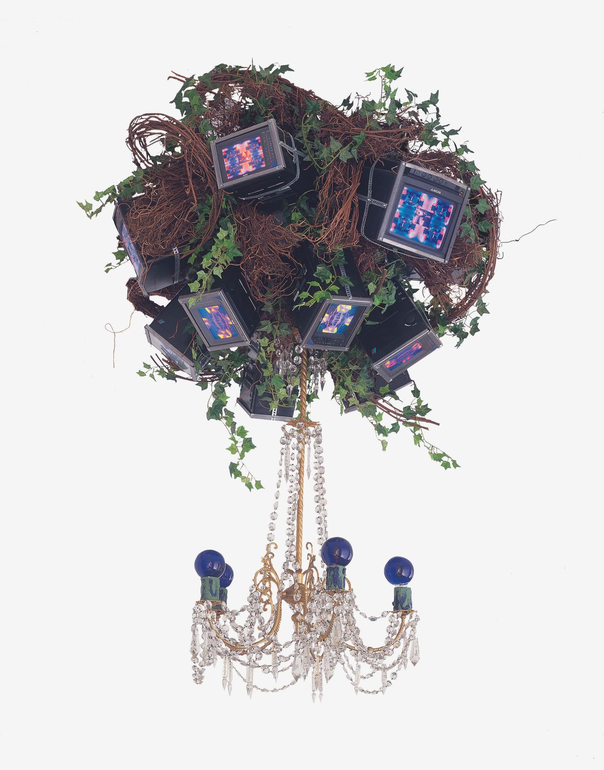 Video Chandelier X, 1991 by Nam June Paik | Ocula