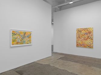 Exhibition view: Mildred Thompson, Radiation Explorations and Magnetic Fields, Galerie Lelong & Co., New York (22 February–21 April 2018). Courtesy Galerie Lelong & Co.