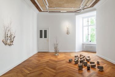 Exhibition view: Burçak Bingöl, Interrupted Halfway Through, Zilberman Gallery, Berlin (24 April–27 July 2019). Courtesy Zilberman Gallery. Photo: CHROMA.