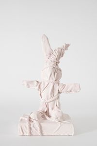 Wrapped Bunny by Daniel Arsham contemporary artwork sculpture