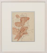 Study for Komposition by Perle Fine contemporary artwork painting, works on paper, drawing