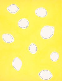 Nine Lemons by He Xiangyu contemporary artwork painting
