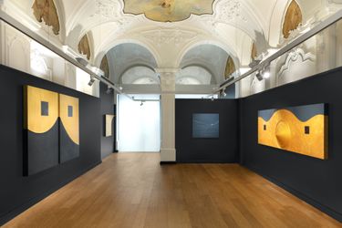 Exhibition view: Gianfranco Zappettini, The Golden Age, Mazzoleni, Turin (15 February–7 April 2022). Courtesy Mazzoleni London-Torino.