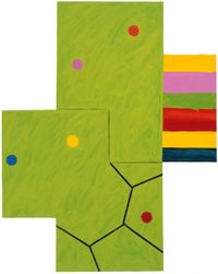 Chemical Billy by Mary Heilmann contemporary artwork painting