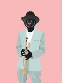 The Whistleblower I by Azuka Muoh contemporary artwork print