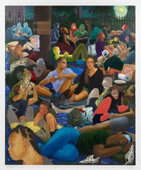 The Abolitionists in the Park by Nicole Eisenman contemporary artwork painting