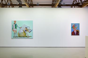 Exhibition view: Carla Busuttil, Gentlemen, I Just Dont Belong Here, Goodman Gallery, Cape Town (16 March–8 May 2019). Courtesy the artist and Goodman Gallery.