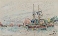 Loguivy by Paul Signac contemporary artwork painting