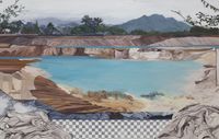Ground/Foreground (ZM Incorporated, Calamba Kaolin) by Hanna Pettyjohn contemporary artwork painting, works on paper