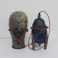 Headcase 05 by Julia Morison contemporary artwork sculpture, ceramics