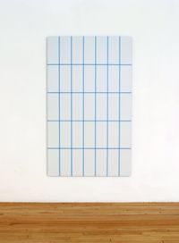 Day Blue Grid by Winston Roeth contemporary artwork painting