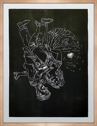 La Nuit mit Marie (La Nuit with Marie) by Georg Baselitz contemporary artwork print