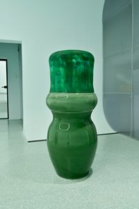 Love City-Green God by Ou Ming contemporary artwork sculpture