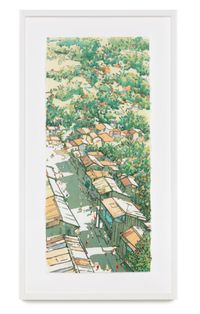 Panorama Ubin (Changing Times: Main Street, Ubin series) by Ong Kim Seng contemporary artwork print