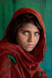 Sharbat Gula, the Afghan Girl, at Nasir Bagh refugee camp near Peshawar, Pakis by Steve McCurry contemporary artwork photography