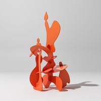 When The Rain Drop Kisses The Plexipuss (medium) by Misha Milovanovich contemporary artwork sculpture
