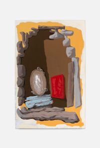 Cave Design by Michelle Hanlin contemporary artwork painting