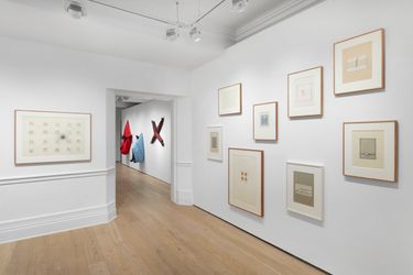 Exhibition view: Group Exhibition, On Hannah Arendt : The Crisis in Culture, Richard Saltoun Gallery, London (28 September–13 November 2021). Courtesy Richard Saltoun Gallery.