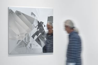 Exhibition view: Yusuke Komuta, Unfolding structure (Aspects III), Galerie Zink, Waldkirchen (16 March–5 May 2024). Courtesy Galerie Zink, Waldkirchen.