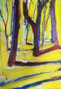 Study for Epping Forest 25 by Chris Moon contemporary artwork painting, works on paper, drawing