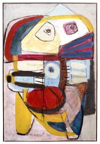 Untitled by Karel Appel contemporary artwork mixed media