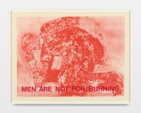 Burnt Man by Leon Golub contemporary artwork print