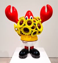 Lobster Sunflowers by Philip Colbert contemporary artwork painting, sculpture