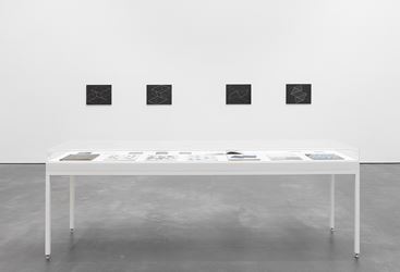 Exhibition view: Josef Albers, Sonic Albers, David Zwirner, 20th Street, New York (8 January–16 February 2019). Courtesy David Zwirner.