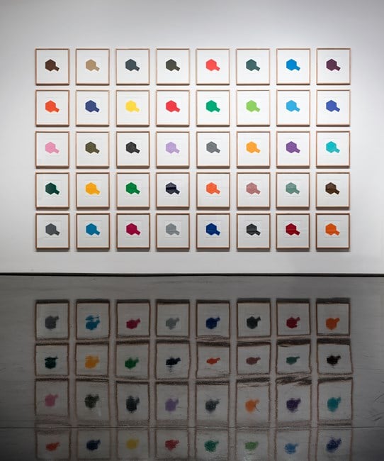 Tamiya Colour Chart by Peter Atkins contemporary artwork
