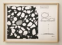 Cut off Plan (The Stone) by Katsuro Yoshida contemporary artwork works on paper, print