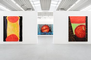 Exhibition view: Vaughn Spann, Smoke Signals, Almine Rech, Brussels (3 September–10 October 2020). Courtesy Almine Rech.