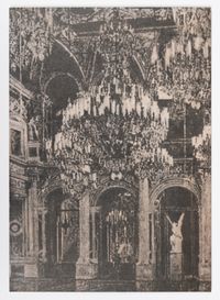 Notes on Architecture: Berliner Schloss, Weisser Saal by Richard Forster contemporary artwork painting, works on paper, drawing