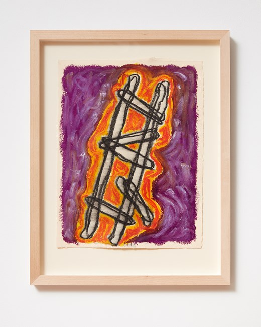 Ladder and Step Series #17 by Basil Beattie contemporary artwork