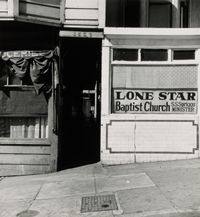 Lone Star Baptist Church, San Francisco by Irving Penn contemporary artwork photography