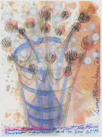 Radiant Fountains by Dennis Oppenheim contemporary artwork painting, works on paper, drawing