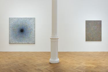 Exhibition view: Richard Pousette-Dart, Works 1940-1992, Pace Gallery, London (18 January–20 February 2019). Courtesy The Richard Pousette-Dart Estate and Pace Gallery.