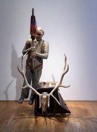 The Grey Man’s Parade by Edward Kienholz and Nancy Reddin Kienholz contemporary artwork sculpture