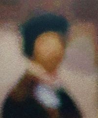 After Johannes Vermeer (Self Portrait) by Roldan Manok Ventura contemporary artwork painting